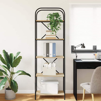 Hyllsystem Sonoma ek 60 x 30 x 183 cm Konstruerat trä