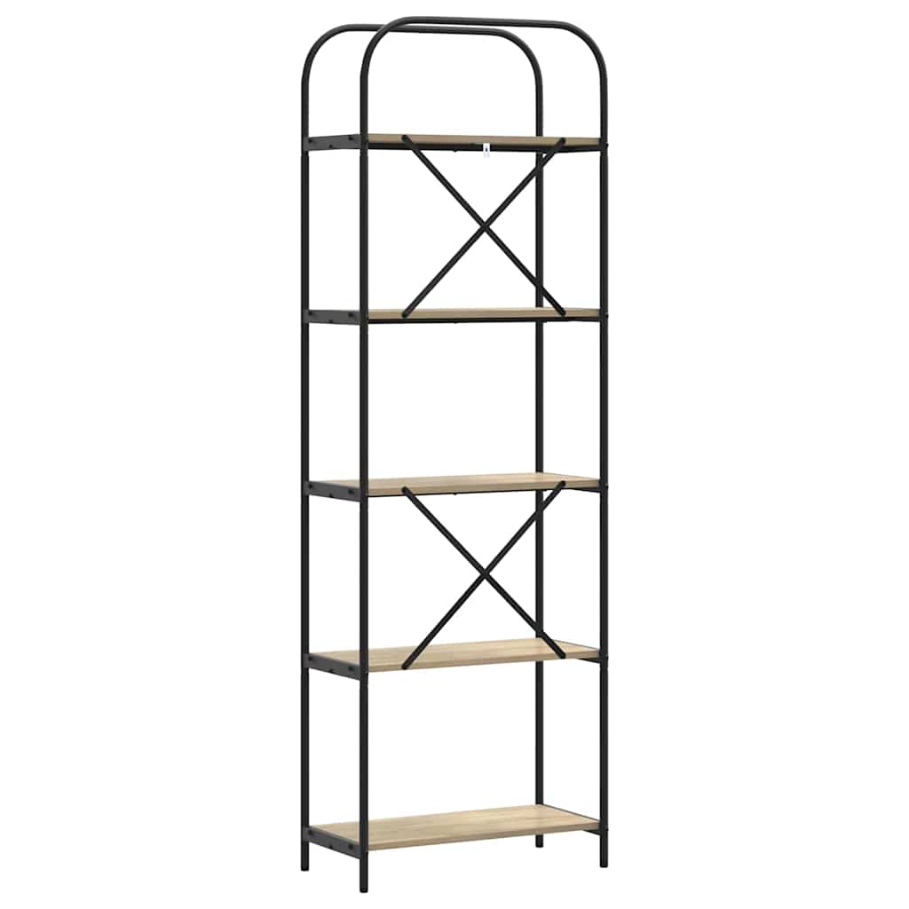 Hyllsystem Sonoma ek 60 x 30 x 183 cm Konstruerat trä