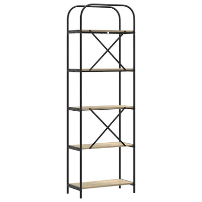 Hyllsystem Sonoma ek 60 x 30 x 183 cm Konstruerat trä