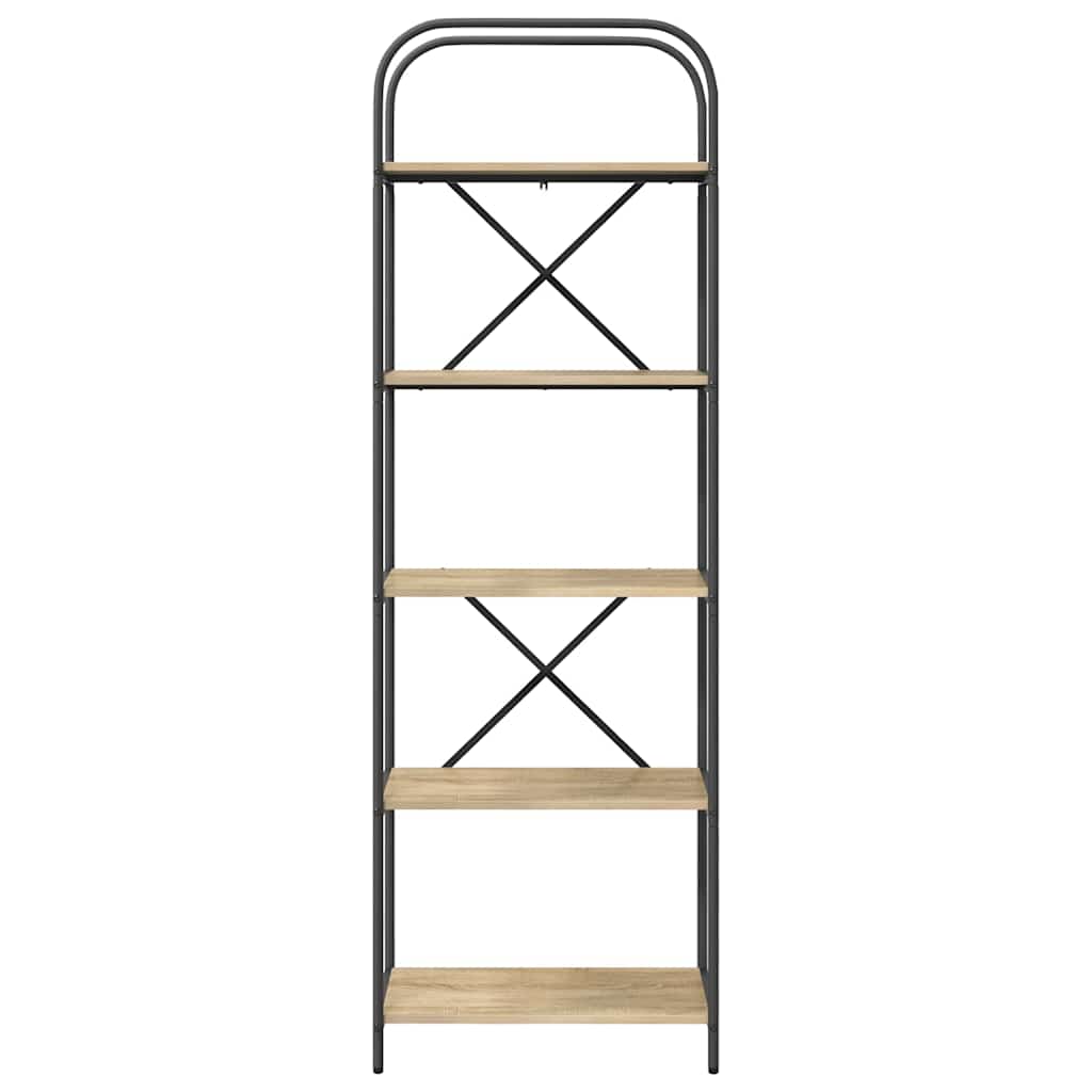 Hyllsystem Sonoma ek 60 x 30 x 183 cm Konstruerat trä