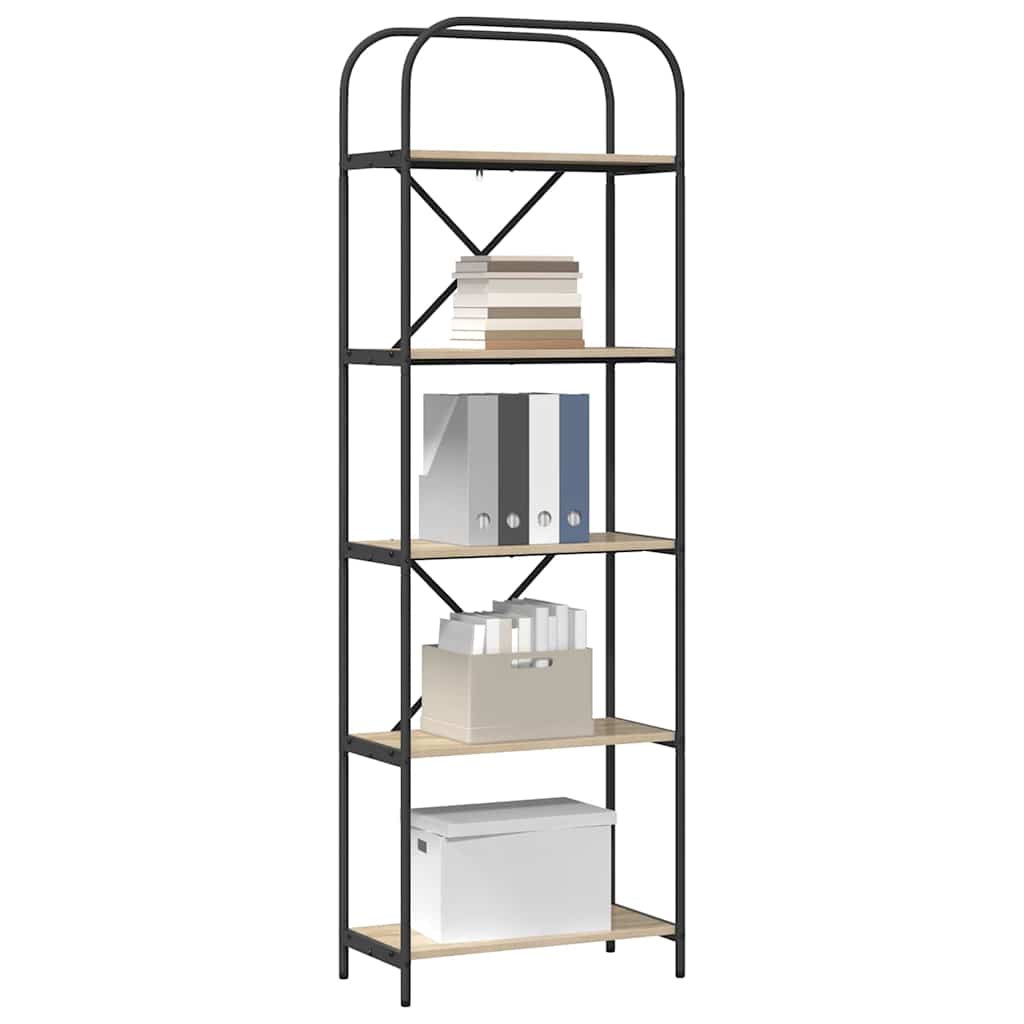 Hyllsystem Sonoma ek 60 x 30 x 183 cm Konstruerat trä