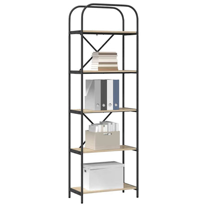 Hyllsystem Sonoma ek 60 x 30 x 183 cm Konstruerat trä