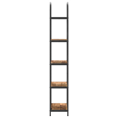 Hyllsystem Gammalt trä 60 x 30 x 183 cm Konstruerat trä