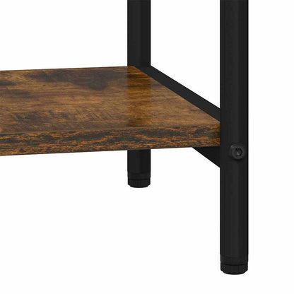 Hyllsystem Rökfärgad ek 80 x 30 x 183 cm Konstruerat trä