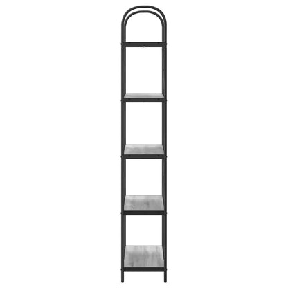 Hyllsystem Grå sonoma 80 x 30 x 183 cm Konstruerat trä