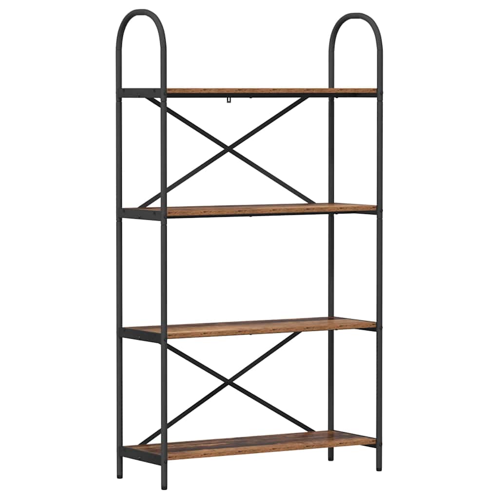 Hyllsystem Gammalt trä 80 x 30 x 146 cm Konstruerat trä