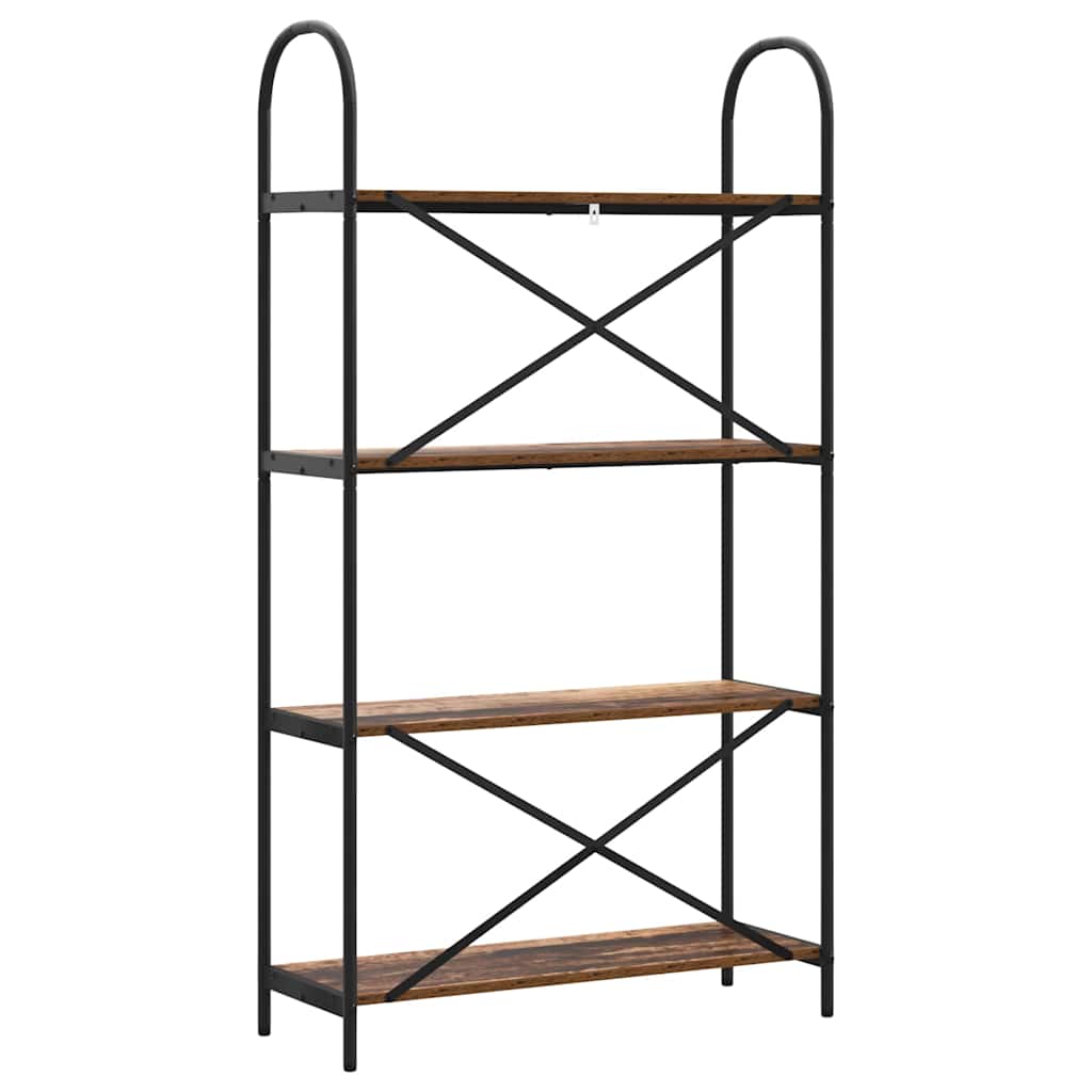 Hyllsystem Gammalt trä 80 x 30 x 146 cm Konstruerat trä