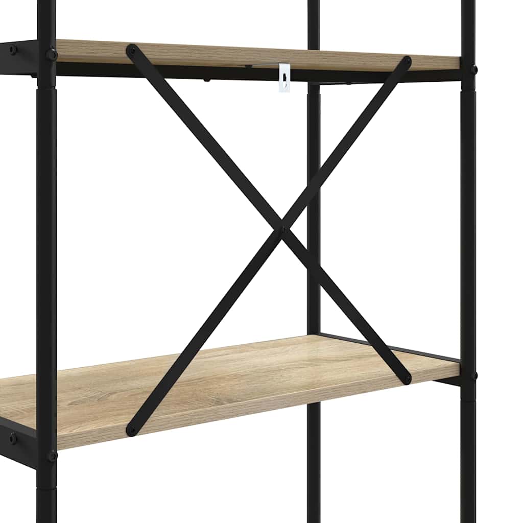 Hyllsystem Sonoma ek 60 x 30 x 183 cm Konstruerat trä