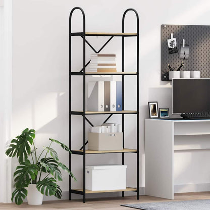 Hyllsystem Sonoma ek 60 x 30 x 183 cm Konstruerat trä