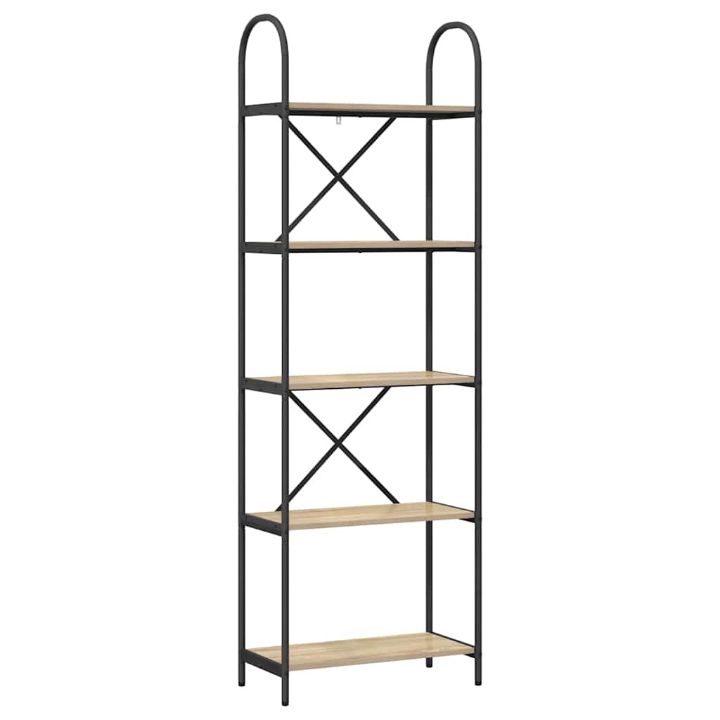 Hyllsystem Sonoma ek 60 x 30 x 183 cm Konstruerat trä