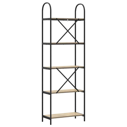 Hyllsystem Sonoma ek 60 x 30 x 183 cm Konstruerat trä