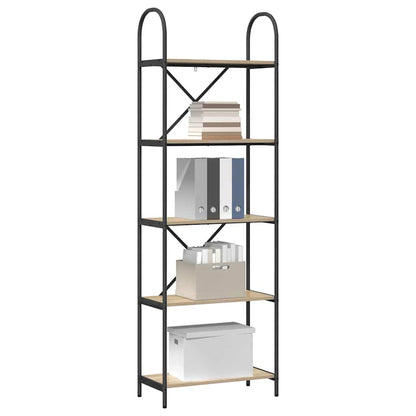 Hyllsystem Sonoma ek 60 x 30 x 183 cm Konstruerat trä