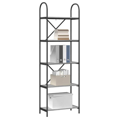 Hyllsystem Grå sonoma 60 x 30 x 183 cm Konstruerat trä