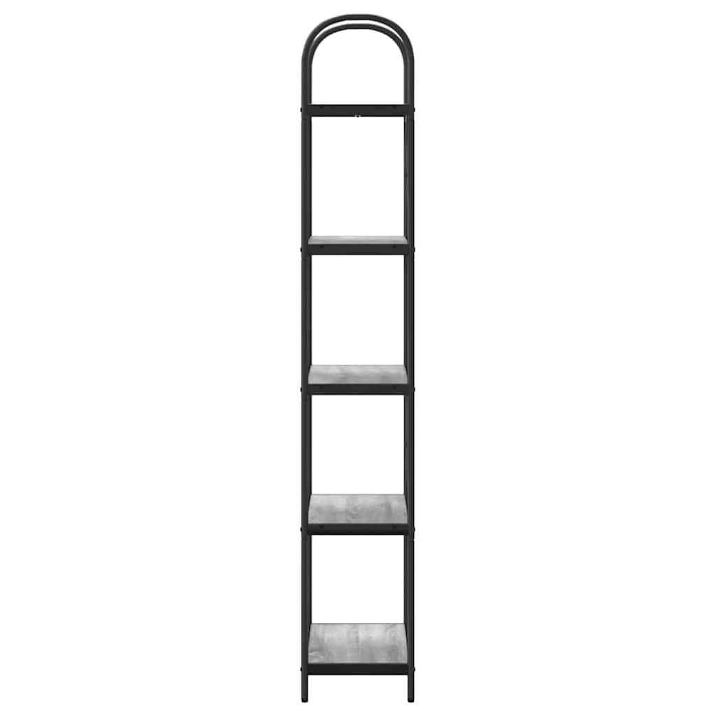 Hyllsystem Grå sonoma 60 x 30 x 183 cm Konstruerat trä