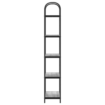 Hyllsystem Grå sonoma 60 x 30 x 183 cm Konstruerat trä