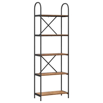 Hyllsystem Gammalt trä 60 x 30 x 183 cm Konstruerat trä