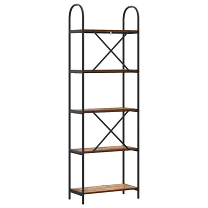 Hyllsystem Gammalt trä 60 x 30 x 183 cm Konstruerat trä