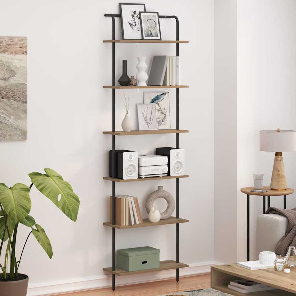 Hyllsystem artisan ek 60 x 24 x 203 cm Konstruerat trä