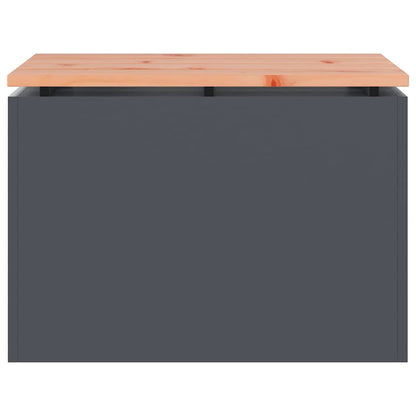 Trädgårdsbänk Antracit 60 x 40 x 43 cm Stål