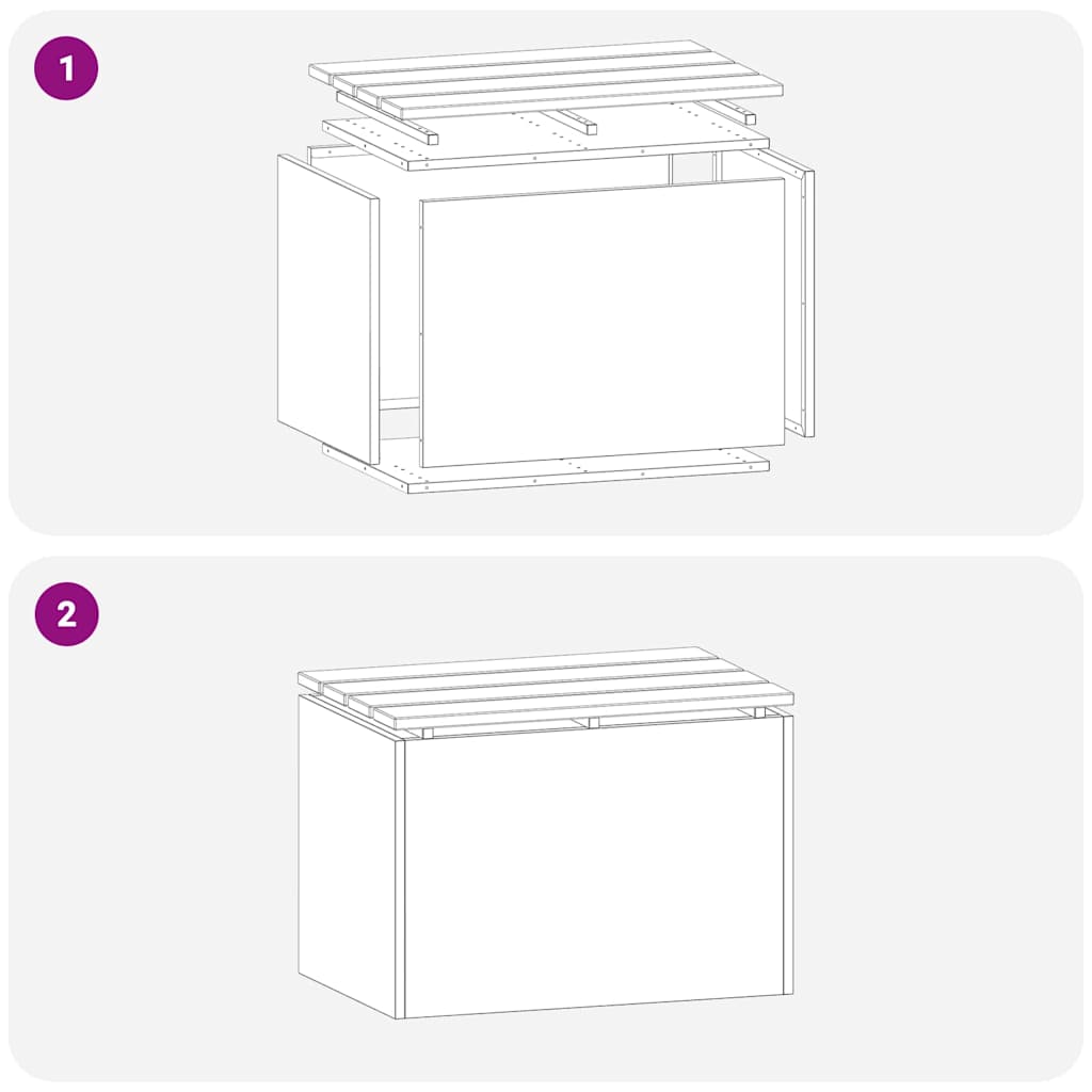 Trädgårdsbänk Silver 60 x 40 x 43 cm Rostfritt stål