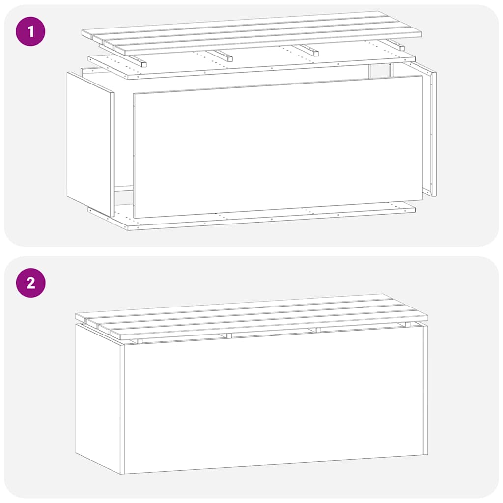 Trädgårdsbänk Svart 100 x 40 x 43 cm Stål