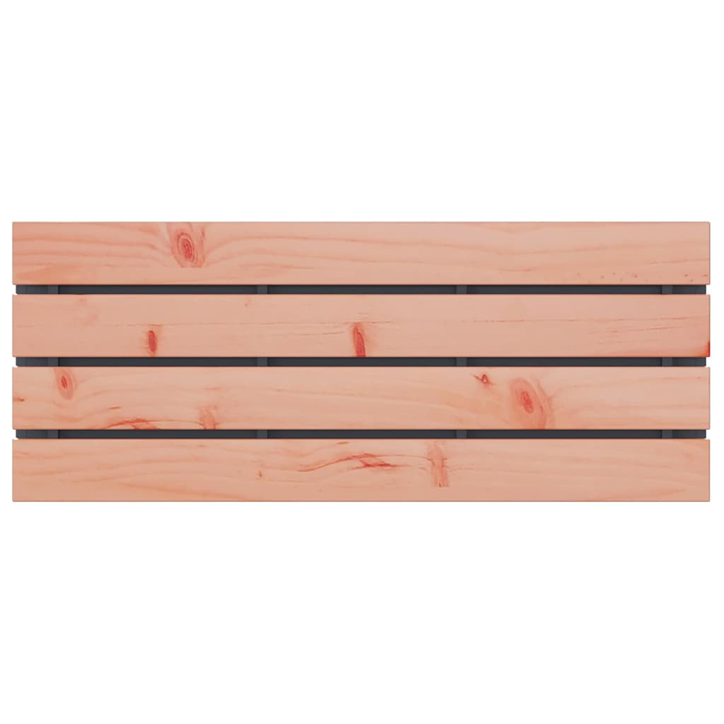 Trädgårdsbänk Antracit 100 x 40 x 43 cm Stål