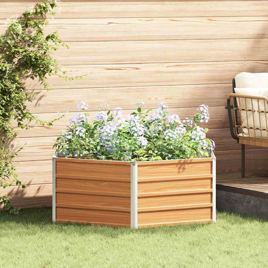 Höjd Trädgårdsbädd Träutseende 129 x 129 x 45 cm