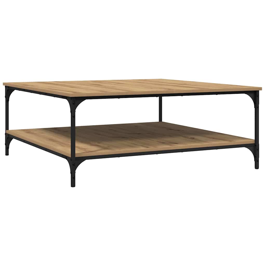 Kaffeebord artisan ek 100 x 100 x 40 cm Konstruerat trä