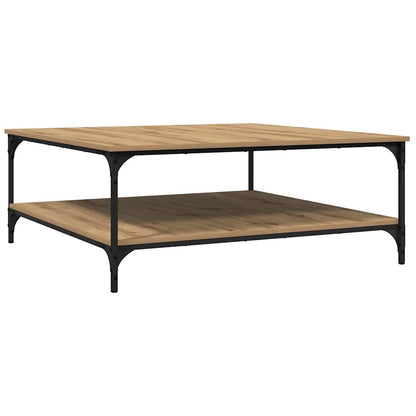 Kaffeebord artisan ek 100 x 100 x 40 cm Konstruerat trä