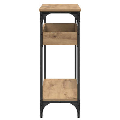 Konsolbord artisan ek 100 x 29 x 75 cm Konstruerat trä