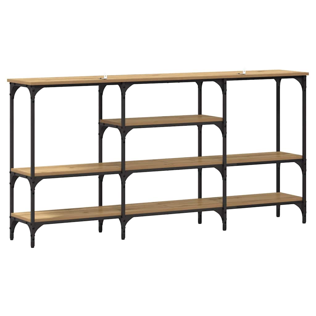 Konsolbord artisan ek 160 x 29 x 80 cm Konstruerat trä