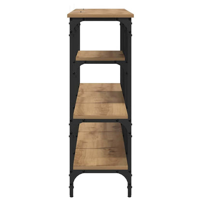 Konsolbord artisan ek 160 x 29 x 80 cm Konstruerat trä