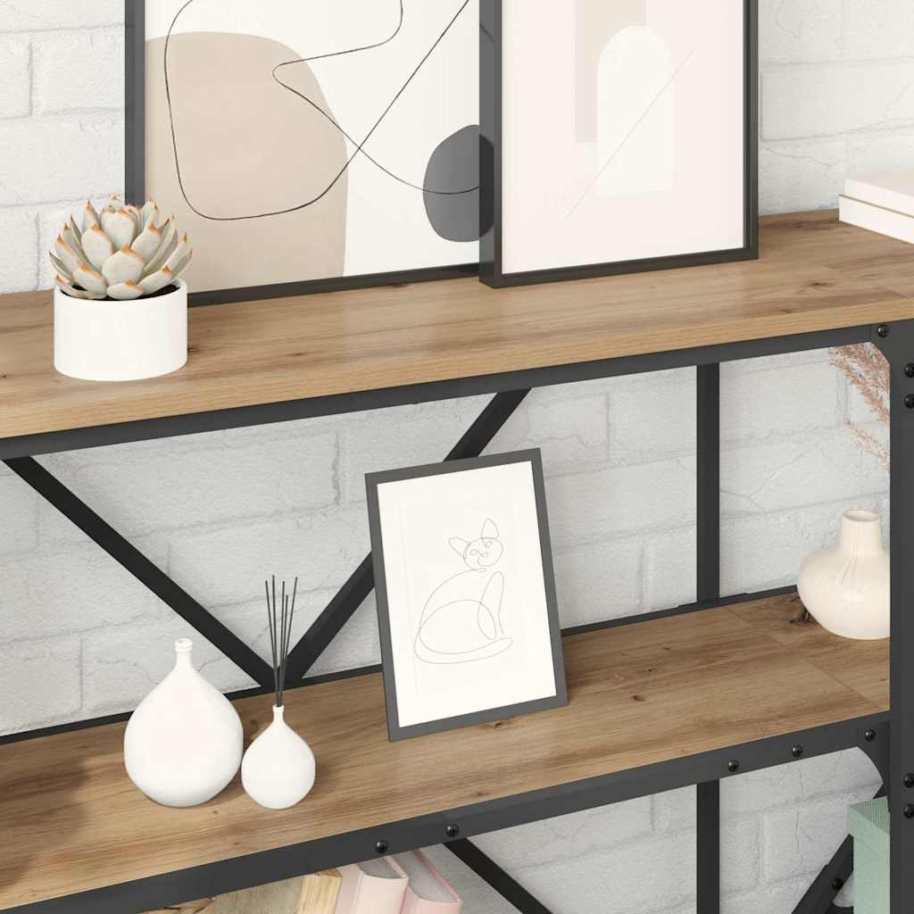 Konsolbord Artisan Ek 160 x 30 x 75 cm Konstruerat trä