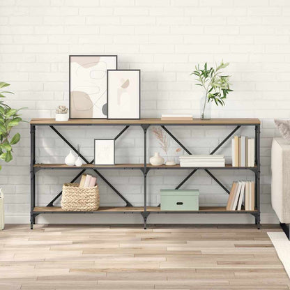 Konsolbord Artisan Ek 160 x 30 x 75 cm Konstruerat trä