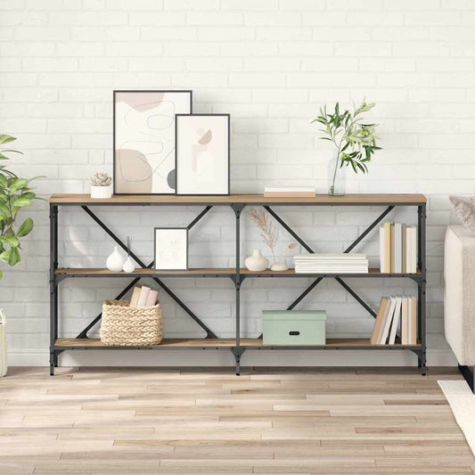 Konsolbord Artisan Ek 160 x 30 x 75 cm Konstruerat trä