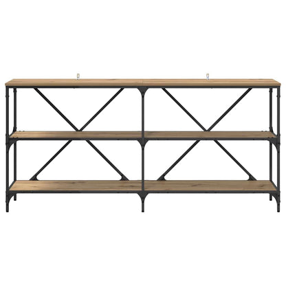 Konsolbord Artisan Ek 160 x 30 x 75 cm Konstruerat trä