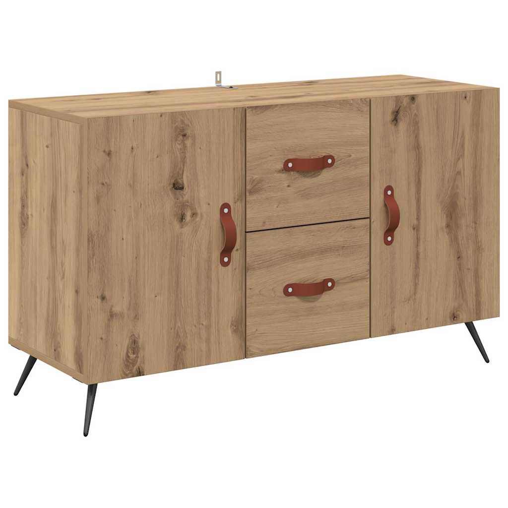 Sideboard med låda Artisan Ek 100 x 36 x 60 cm Konstruerat trä