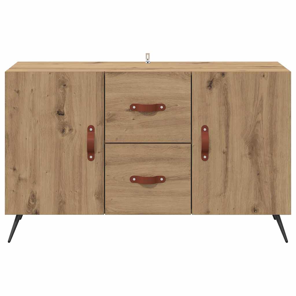 Sideboard med låda Artisan Ek 100 x 36 x 60 cm Konstruerat trä