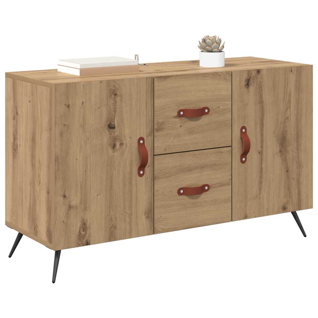 Sideboard med låda Artisan Ek 100 x 36 x 60 cm Konstruerat trä