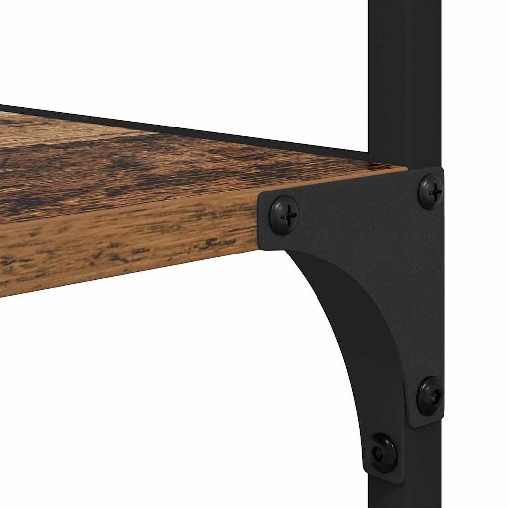 Hyllsystem Gammalt trä 50 x 33 x 188,5 cm Konstruerat trä