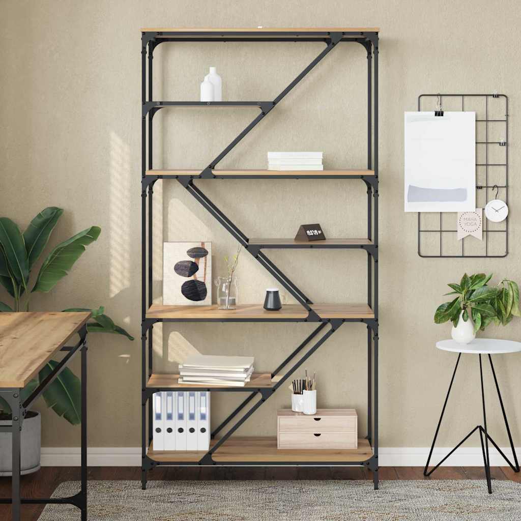 Hyllsystem Artisan Ek 91 x 36 x 176 cm Konstruerat trä