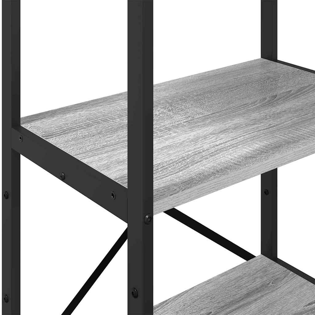 Hyllsystem Grå Sonoma 56 x 34 x 133,5 cm Konstruerat trä