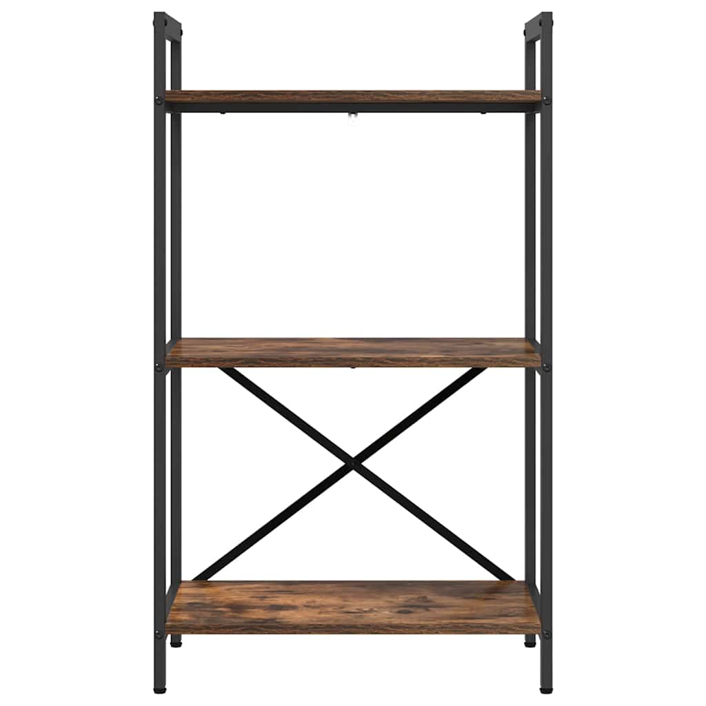 Hyllsystem Rökt ek 56 x 34 x 96 cm Konstruerat trä