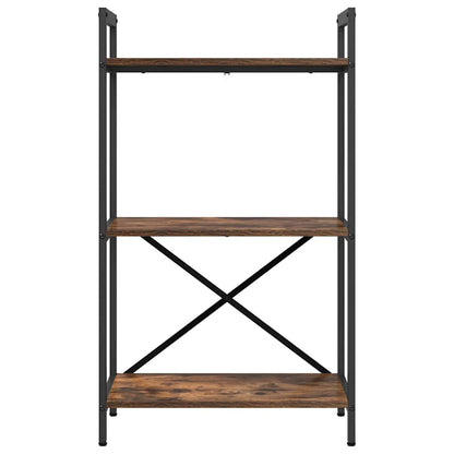 Hyllsystem Rökt ek 56 x 34 x 96 cm Konstruerat trä