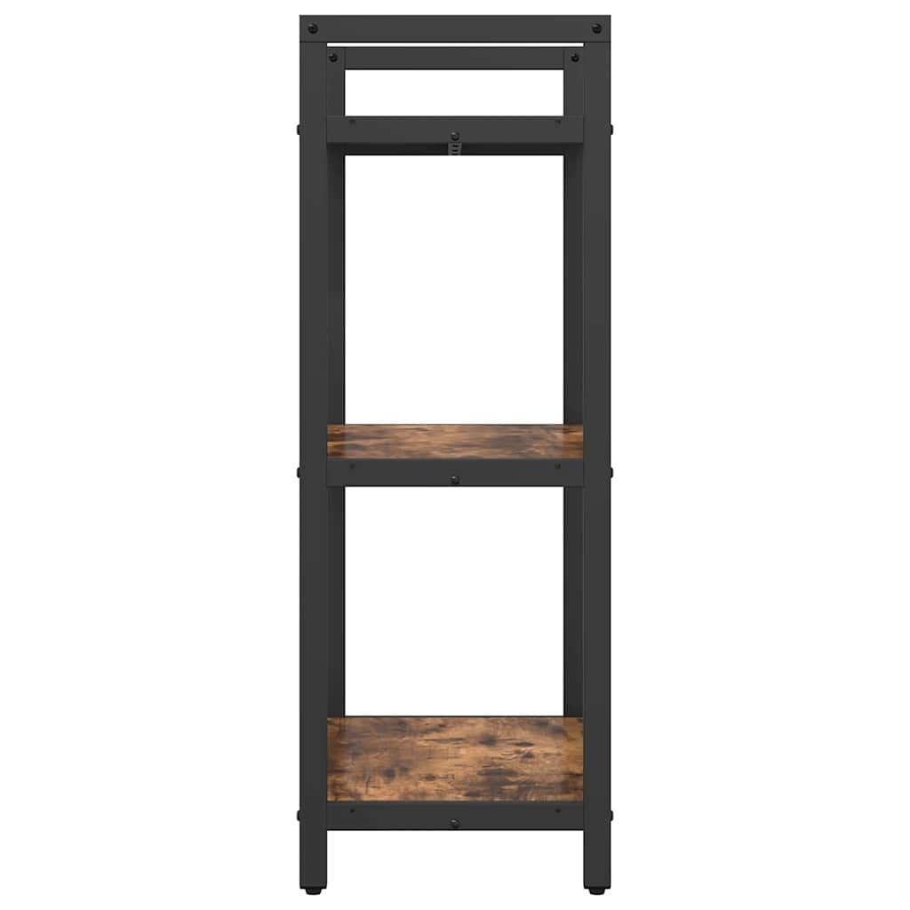 Hyllsystem Rökt ek 56 x 34 x 96 cm Konstruerat trä