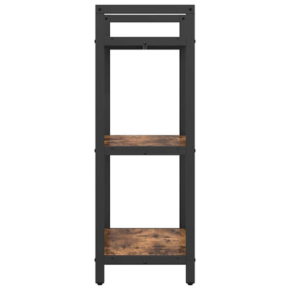 Hyllsystem Rökt ek 56 x 34 x 96 cm Konstruerat trä