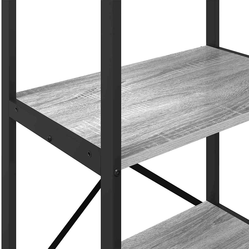 Hyllsystem Grå Sonoma 56 x 34 x 96 cm Konstruerat trä