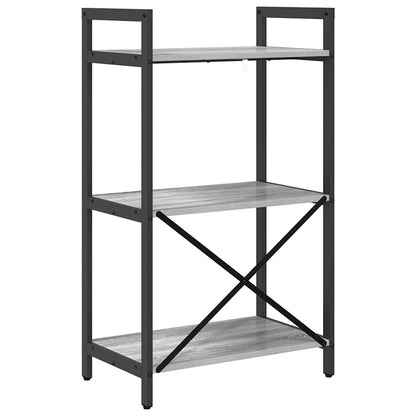Hyllsystem Grå Sonoma 56 x 34 x 96 cm Konstruerat trä