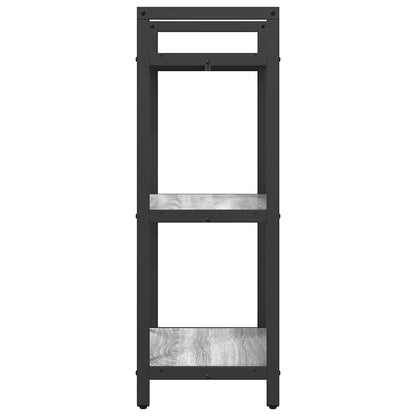 Hyllsystem Grå Sonoma 56 x 34 x 96 cm Konstruerat trä