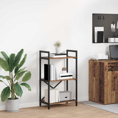 Hyllsystem Gammalt trä 56 x 34 x 96 cm Konstruerat trä